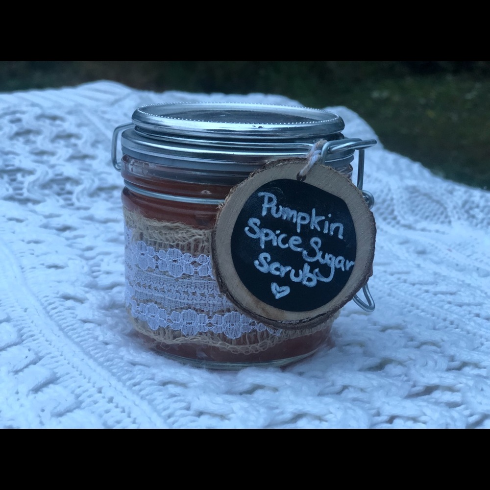 Fall is here! Pumpkin spice sugar scrub